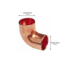 1/2 " x 1/2  copper ElBow 90 deg